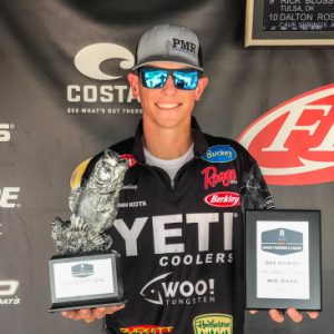 OKLAHOMA'S BOWLING WINS T-H MARINE FLW BASS FISHING LEAGUE TOURNAMENT ON BROKEN BOW LAKE