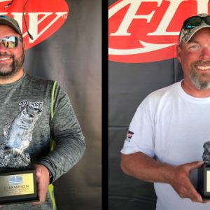 GREENE AND ROSARIO TIE FOR WIN AT T-H MARINE FLW BASS FISHING LEAGUE OPENER ON LAKE ST. CLAIR