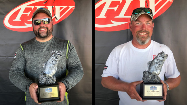 GREENE AND ROSARIO TIE FOR WIN AT T-H MARINE FLW BASS FISHING LEAGUE OPENER ON LAKE ST. CLAIR